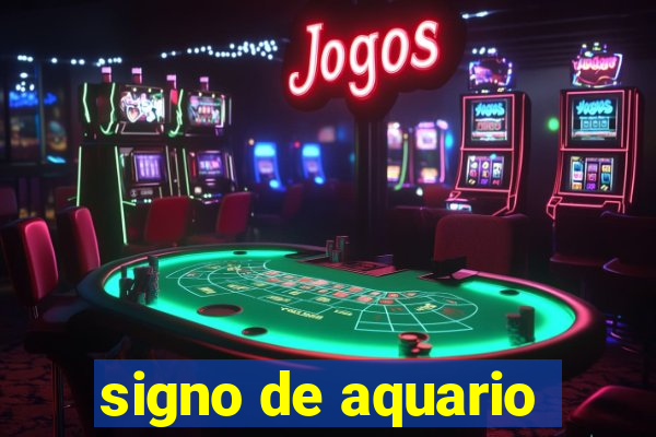 signo de aquario